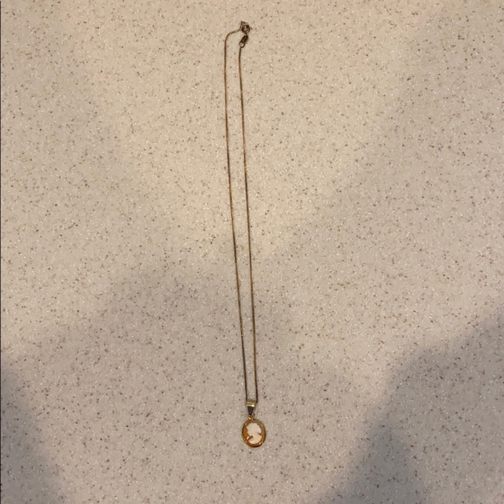 Cameo necklace